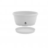 plastic bowl rumba assemblata white colour