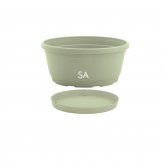 plastic bowl rumba assemblata sage colour