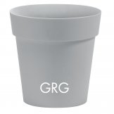 cachepot arkè en plastique couleur grise cachepot arkè en plastique couleur grise