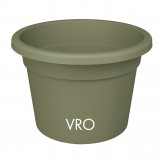 plastic pot premium taupe rosemary green