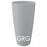 vaso in plastica style color grigio