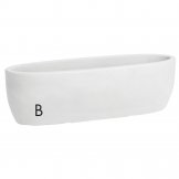 blumenkasten oval in polyethylen iris in farbe weiss blumenkasten oval in polyethylen iris in farbe weiss