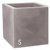 square resin pot modus ash colour