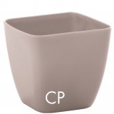 square cover pot in plastic verve make-up powder colour