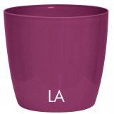 cover pot in plastic verve raspberry colour