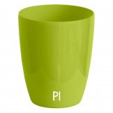 cover pot in plastic verve slim pistachio colour