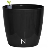 vaso in plastica verve plus colore nero
