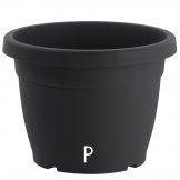 vaso campana in plastica colore antracite vaso campana in plastica colore antracite