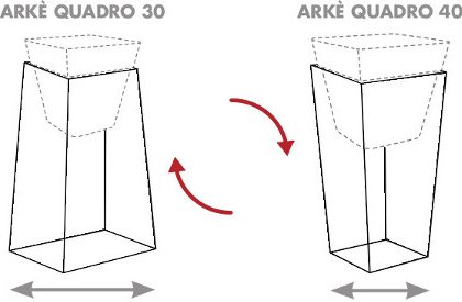 portavaso arké quadro portavaso arké quadro